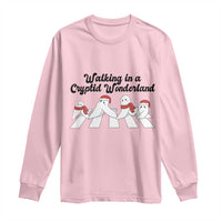 Funny Fresno Nightcrawlers Christmas Gift Long Sleeve Shirt Walking In A Cryptid Wonderland - Wonder Print Shop