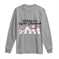 Funny Fresno Nightcrawlers Christmas Gift Long Sleeve Shirt Walking In A Cryptid Wonderland - Wonder Print Shop