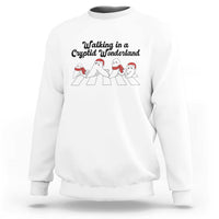 Funny Fresno Nightcrawlers Christmas Gift Sweatshirt Walking In A Cryptid Wonderland - Wonder Print Shop