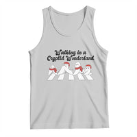 Funny Fresno Nightcrawlers Christmas Gift Tank Top Walking In A Cryptid Wonderland - Wonder Print Shop