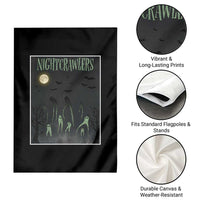 Fresno Nightcrawlers Garden Flag Gothic Cryptid Horror Fan Gift - Wonder Print Shop