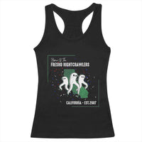 Fresno Nightcrawlers Racerback Tank Top Home Of California Cryptid Gift - Wonder Print Shop