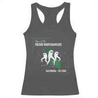 Fresno Nightcrawlers Racerback Tank Top Home Of California Cryptid Gift - Wonder Print Shop