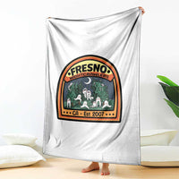 Fresno Nightcrawlers Folklore Gift Throw Blanket Home Of California Cryptids - Wonder Print Shop