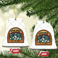 Fresno Nightcrawlers Folklore Gift Ceramic Ornament Home Of California Cryptids - Wonder Print Shop