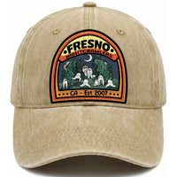 Fresno Nightcrawlers Folklore Gift Washed Cotton Baseball Cap Home Of California Cryptids