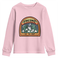 Fresno Nightcrawlers Folklore Gift Youth Sweatshirt Home Of California Cryptids - Wonder Print Shop