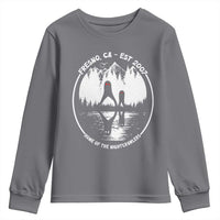 Home Of The Fresno Nightcrawlers Youth Sweatshirt California Cryptid Hunter - Wonder Print Shop