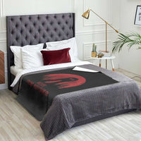 Believe In Fresno Nightcrawlers Throw Blanket California Cryptid Hunter Gift - Wonder Print Shop