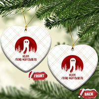 Believe In Fresno Nightcrawlers Ceramic Ornament California Cryptid Hunter Gift - Wonder Print Shop