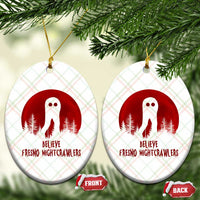 Believe In Fresno Nightcrawlers Ceramic Ornament California Cryptid Hunter Gift - Wonder Print Shop