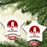 Believe In Fresno Nightcrawlers Ceramic Ornament California Cryptid Hunter Gift - Wonder Print Shop