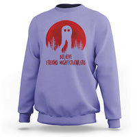 Believe In Fresno Nightcrawlers Sweatshirt California Cryptid Hunter Gift - Wonder Print Shop