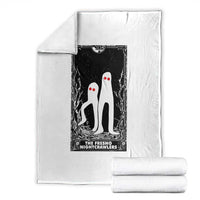 Funny Tarot Card Graphic Fresno Nightcrawlers Lover Throw Blanket Cryptid Gift - Wonder Print Shop