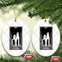 Funny Tarot Card Graphic Fresno Nightcrawlers Lover Ceramic Ornament Cryptid Gift - Wonder Print Shop