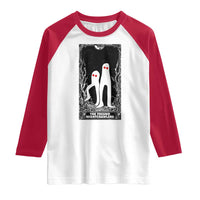 Funny Tarot Card Graphic Fresno Nightcrawlers Lover Raglan Shirt Cryptid Gift - Wonder Print Shop