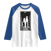 Funny Tarot Card Graphic Fresno Nightcrawlers Lover Raglan Shirt Cryptid Gift - Wonder Print Shop