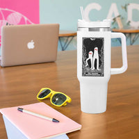 Funny Tarot Card Graphic Fresno Nightcrawlers Lover Tumbler With Handle Cryptid Gift - Wonder Print Shop