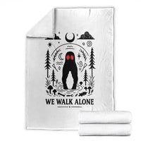 We Walk Alone Fresno Nightcrawler Throw Blanket California Cryptid Hunter - Wonder Print Shop