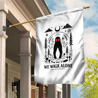 We Walk Alone Fresno Nightcrawler Garden Flag California Cryptid Hunter - Wonder Print Shop
