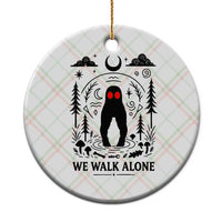 We Walk Alone Fresno Nightcrawler Ceramic Ornament California Cryptid Hunter - Wonder Print Shop