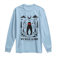 We Walk Alone Fresno Nightcrawler Long Sleeve Shirt California Cryptid Hunter - Wonder Print Shop