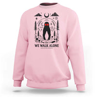 We Walk Alone Fresno Nightcrawler Sweatshirt California Cryptid Hunter - Wonder Print Shop