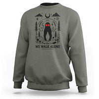 We Walk Alone Fresno Nightcrawler Sweatshirt California Cryptid Hunter - Wonder Print Shop