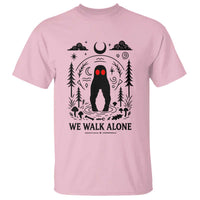 We Walk Alone Fresno Nightcrawler T Shirt California Cryptid Hunter - Wonder Print Shop
