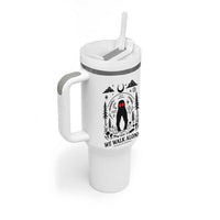 We Walk Alone Fresno Nightcrawler Tumbler With Handle California Cryptid Hunter - Wonder Print Shop