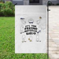 Its The Fresno Nightcrawler Baby Garden Flag Funny Cryptid Skate Style Gift - Wonder Print Shop