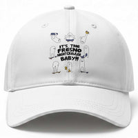 Its The Fresno Nightcrawler Baby Baseball Cap Funny Cryptid Skate Style Gift