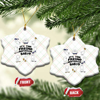 Its The Fresno Nightcrawler Baby Ceramic Ornament Funny Cryptid Skate Style Gift - Wonder Print Shop