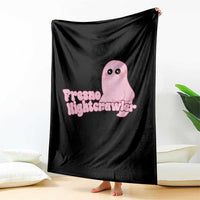 Pink Fresno Nightcrawler Throw Blanket Cryptidcore Aesthetic Gift For Girl - Wonder Print Shop