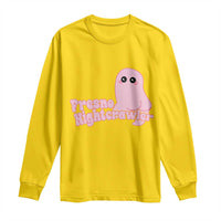 Pink Fresno Nightcrawler Long Sleeve Shirt Cryptidcore Aesthetic Gift For Girl - Wonder Print Shop