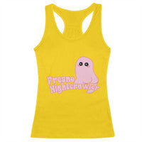 Pink Fresno Nightcrawler Racerback Tank Top Cryptidcore Aesthetic Gift For Girl - Wonder Print Shop