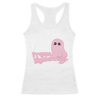 Pink Fresno Nightcrawler Racerback Tank Top Cryptidcore Aesthetic Gift For Girl - Wonder Print Shop