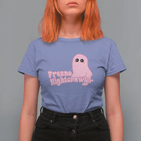 Pink Fresno Nightcrawler T Shirt For Women Cryptidcore Aesthetic Gift For Girl - Wonder Print Shop