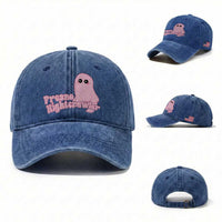 Pink Fresno Nightcrawler Washed Cotton Baseball Cap Cryptidcore Aesthetic Gift For Girl