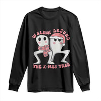 Walkin Around The Xmas Tree Long Sleeve Shirt Fresno Nightcrawler Cryptid Christmas Gift - Wonder Print Shop
