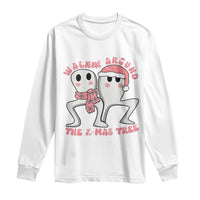 Walkin Around The Xmas Tree Long Sleeve Shirt Fresno Nightcrawler Cryptid Christmas Gift - Wonder Print Shop