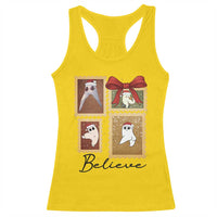 Fresno Nightcrawler Cryptid Christmas Believe Gift Racerback Tank Top - Wonder Print Shop