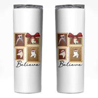 Fresno Nightcrawler Cryptid Christmas Believe Gift Skinny Tumbler - Wonder Print Shop