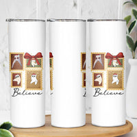 Fresno Nightcrawler Cryptid Christmas Believe Gift Skinny Tumbler - Wonder Print Shop