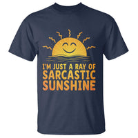 Funny Im Just A Ray Of Sarcastic Sunshine T Shirt No Filter Attitude Gift - Wonder Print Shop