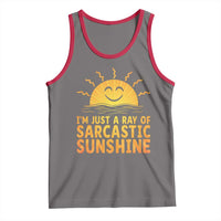 Funny Im Just A Ray Of Sarcastic Sunshine Tank Top No Filter Attitude Gift - Wonder Print Shop