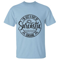 Funny Im Just A Ray Of Sarcastic Sunshine T Shirt Witty Sarcasm Lover - Wonder Print Shop