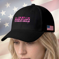 Funny In Law Gift Baseball Cap I Am My Mother In Laws Favorite Child