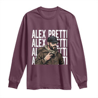 Alex Pretti Long Sleeve Shirt Minneapolis Hero Nurse Community Support Gift