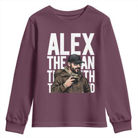 Alex Pretti Youth Sweatshirt Alex The Man The Myth The Legend Vintage Gift